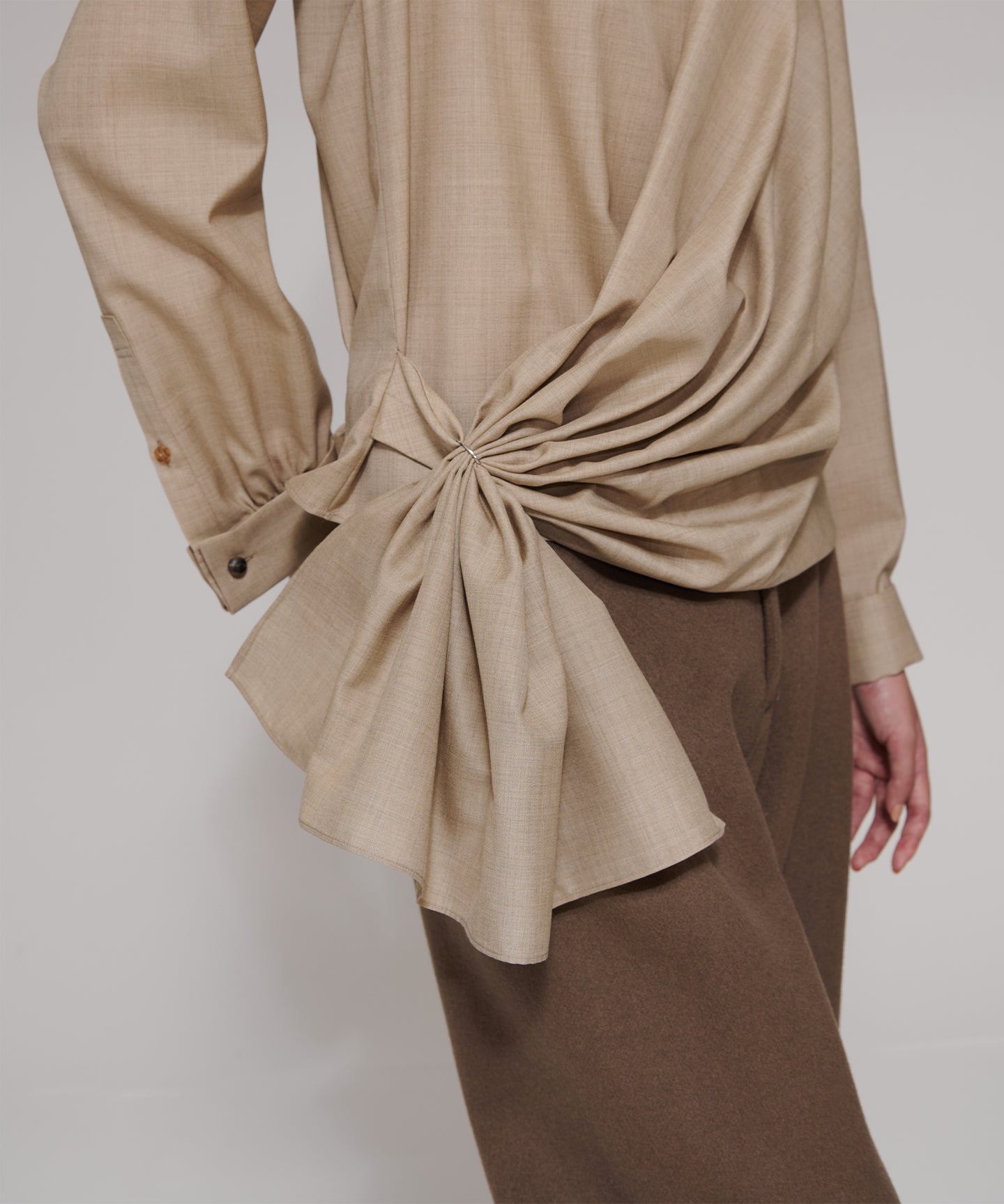 SILK WOOL TROPICAL / BLOUSE