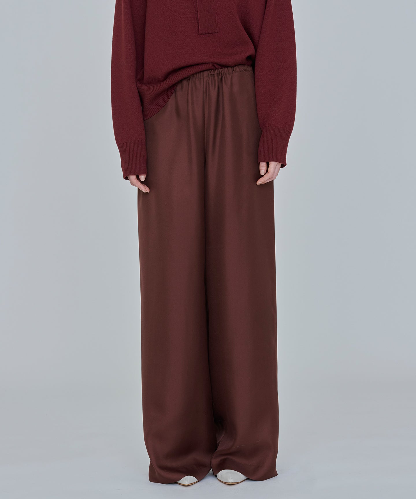 22MM SILK TWILL / TSUTSUMU COMFORTABLE PANTS