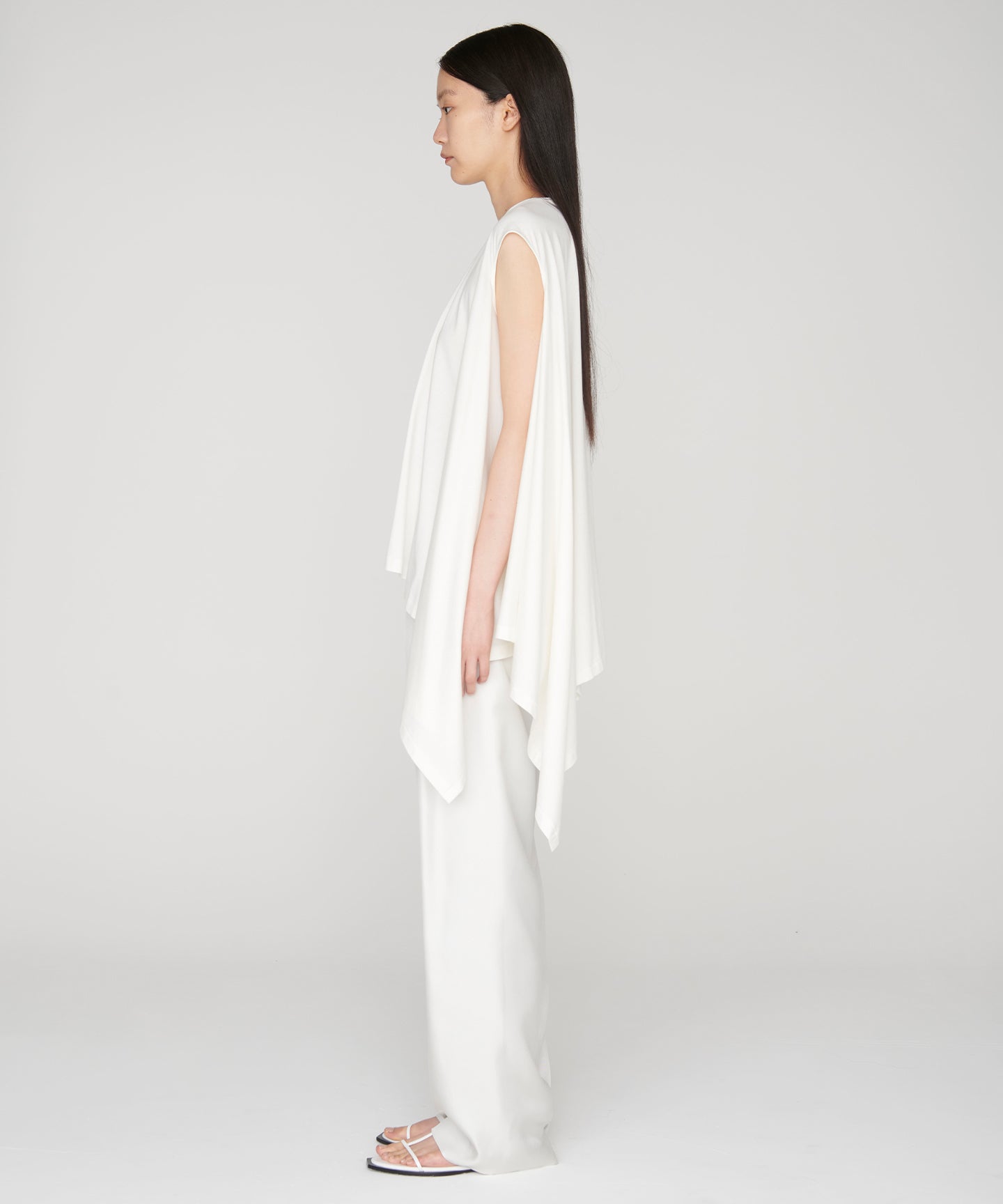 22MM SILK TWILL / SINGLE PLEATED TSUTSUMU PANTS
