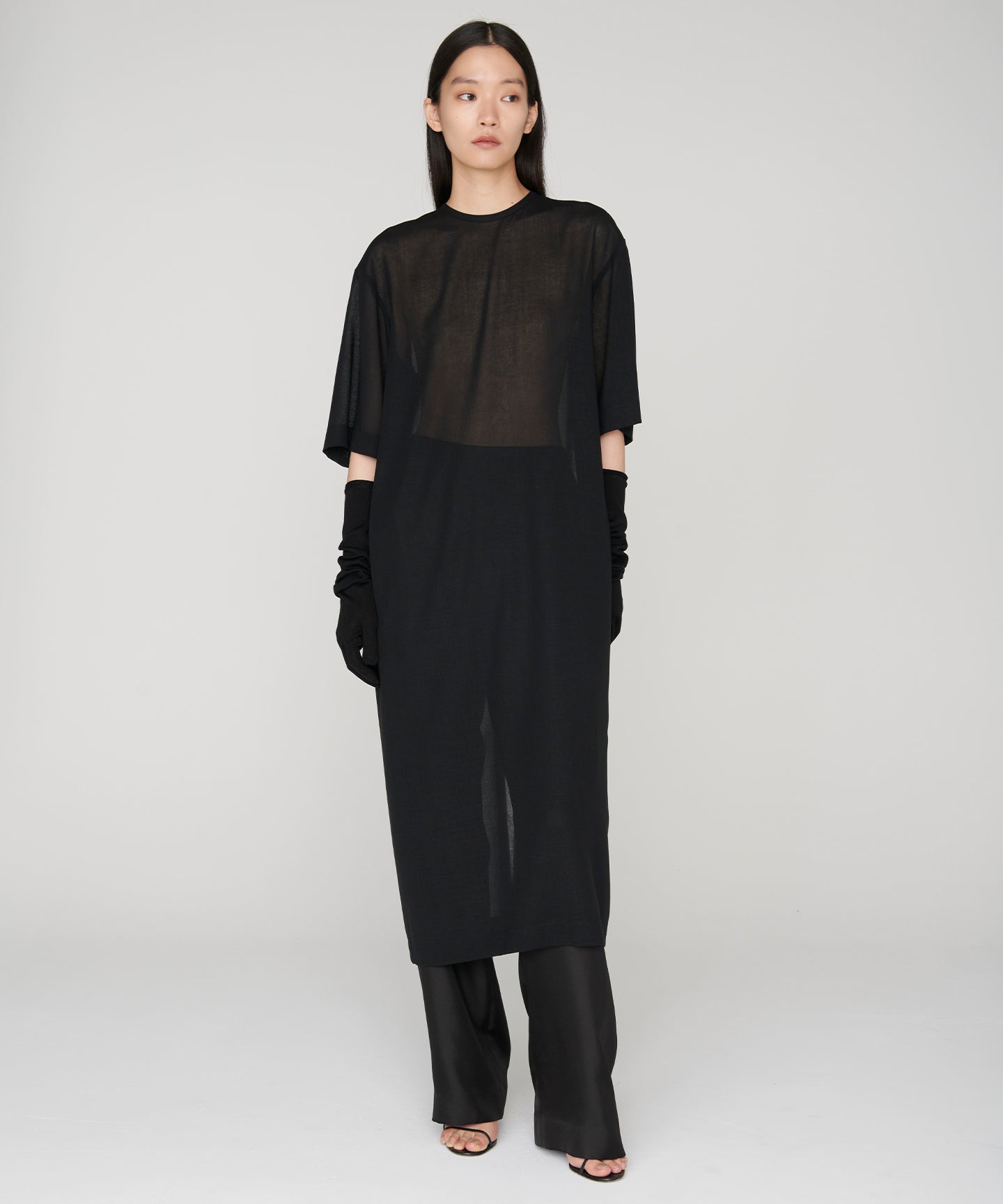 22MM SILK TWILL / SINGLE PLEATED TSUTSUMU PANTS