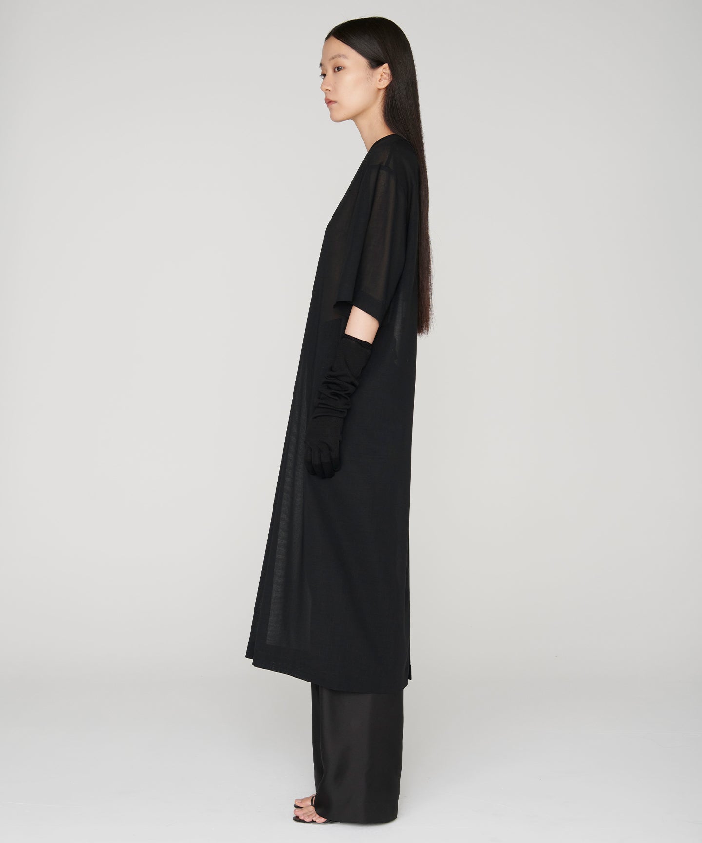 22MM SILK TWILL / SINGLE PLEATED TSUTSUMU PANTS