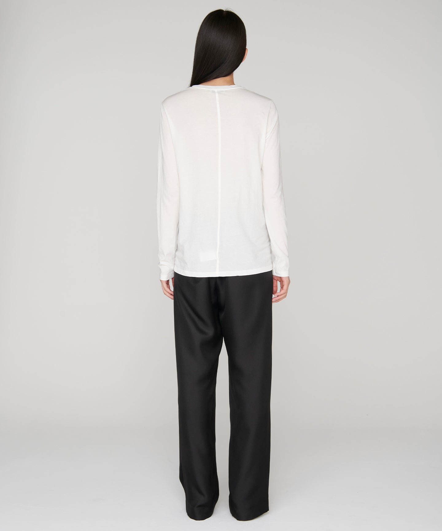 22MM SILK TWILL / SINGLE PLEATED TSUTSUMU PANTS
