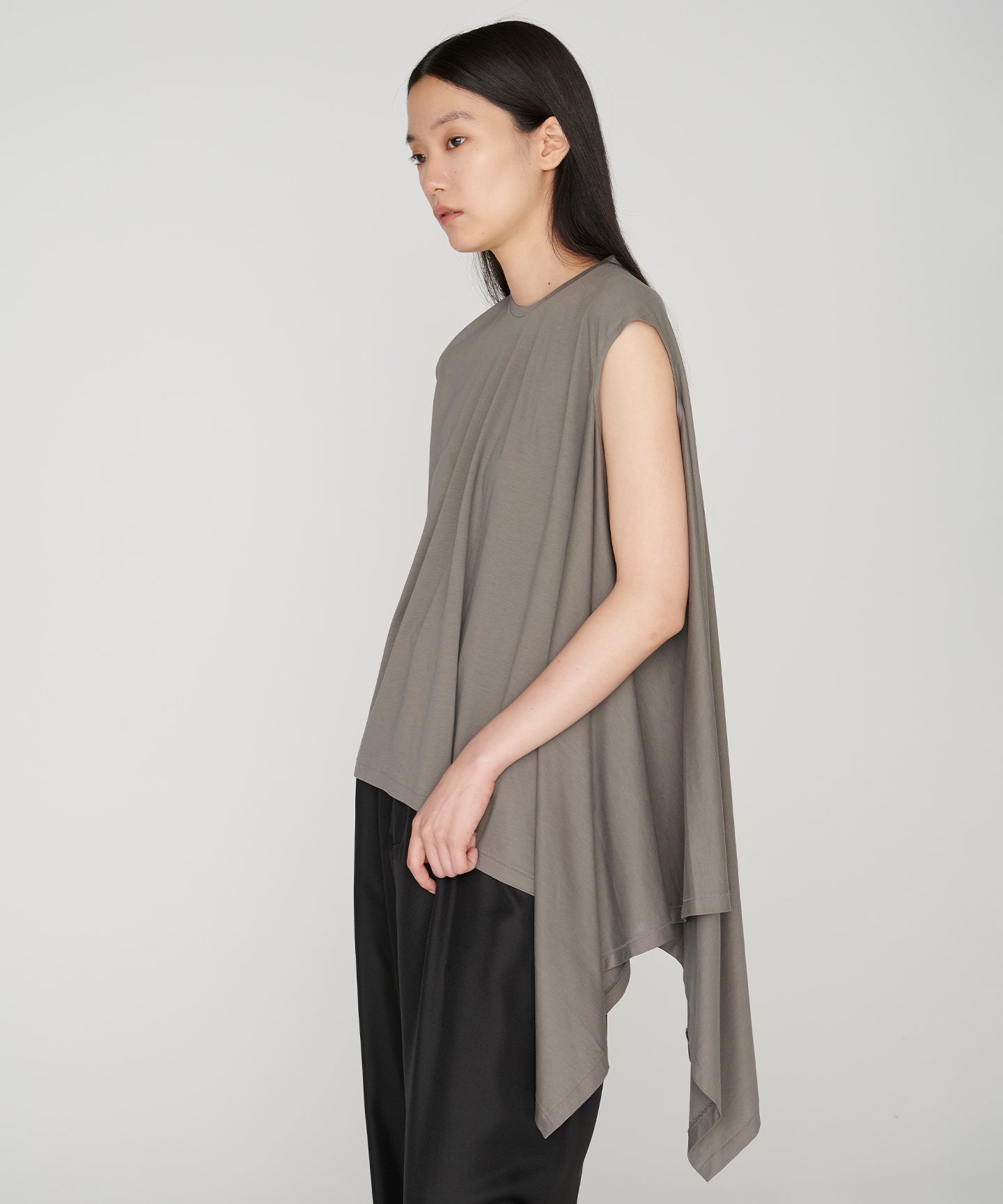 COTTON  LOTUS JERSEY / KASHIGU T-SHIRT