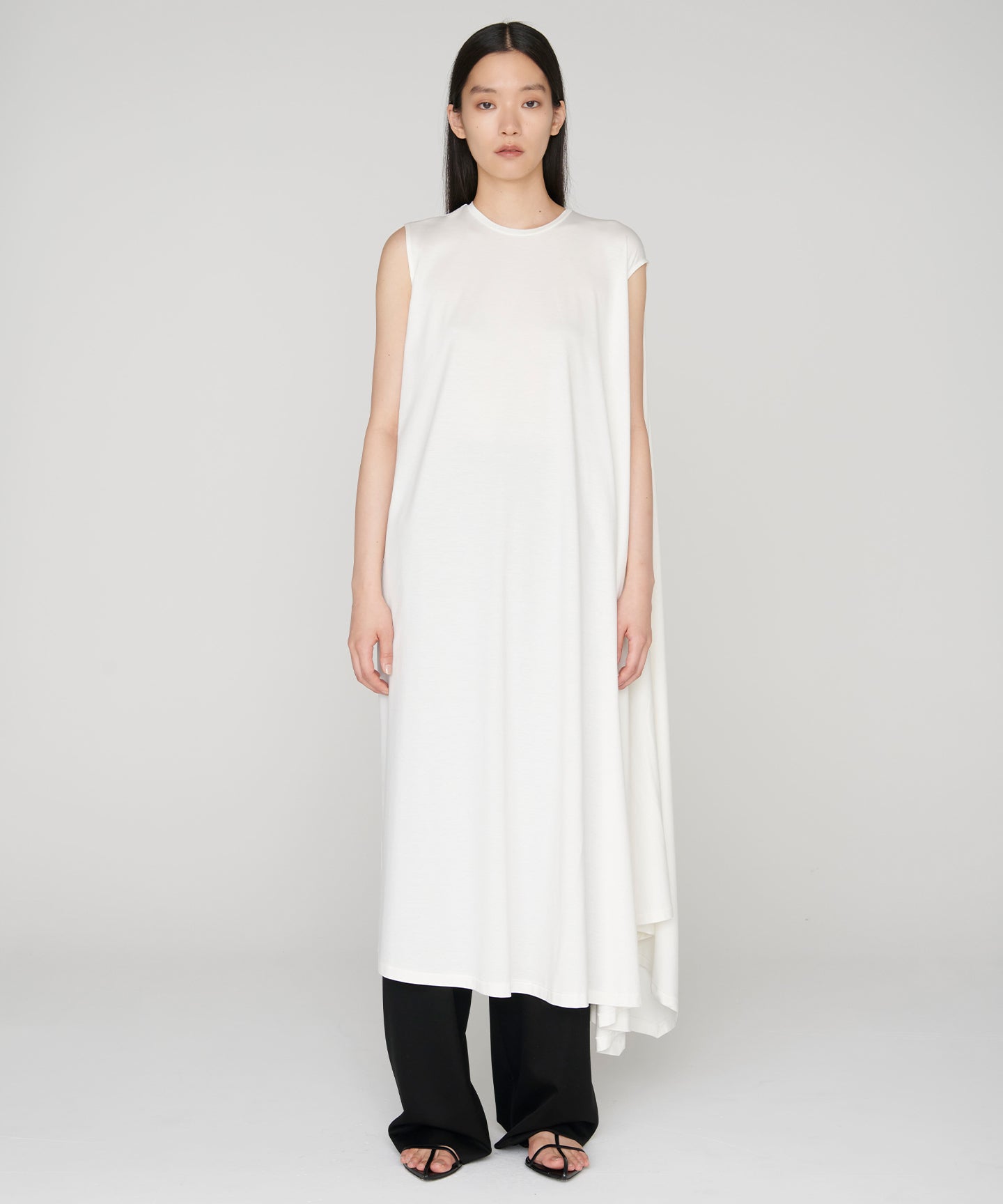 COTTON  LOTUS JERSEY / KASHIGU DRESS