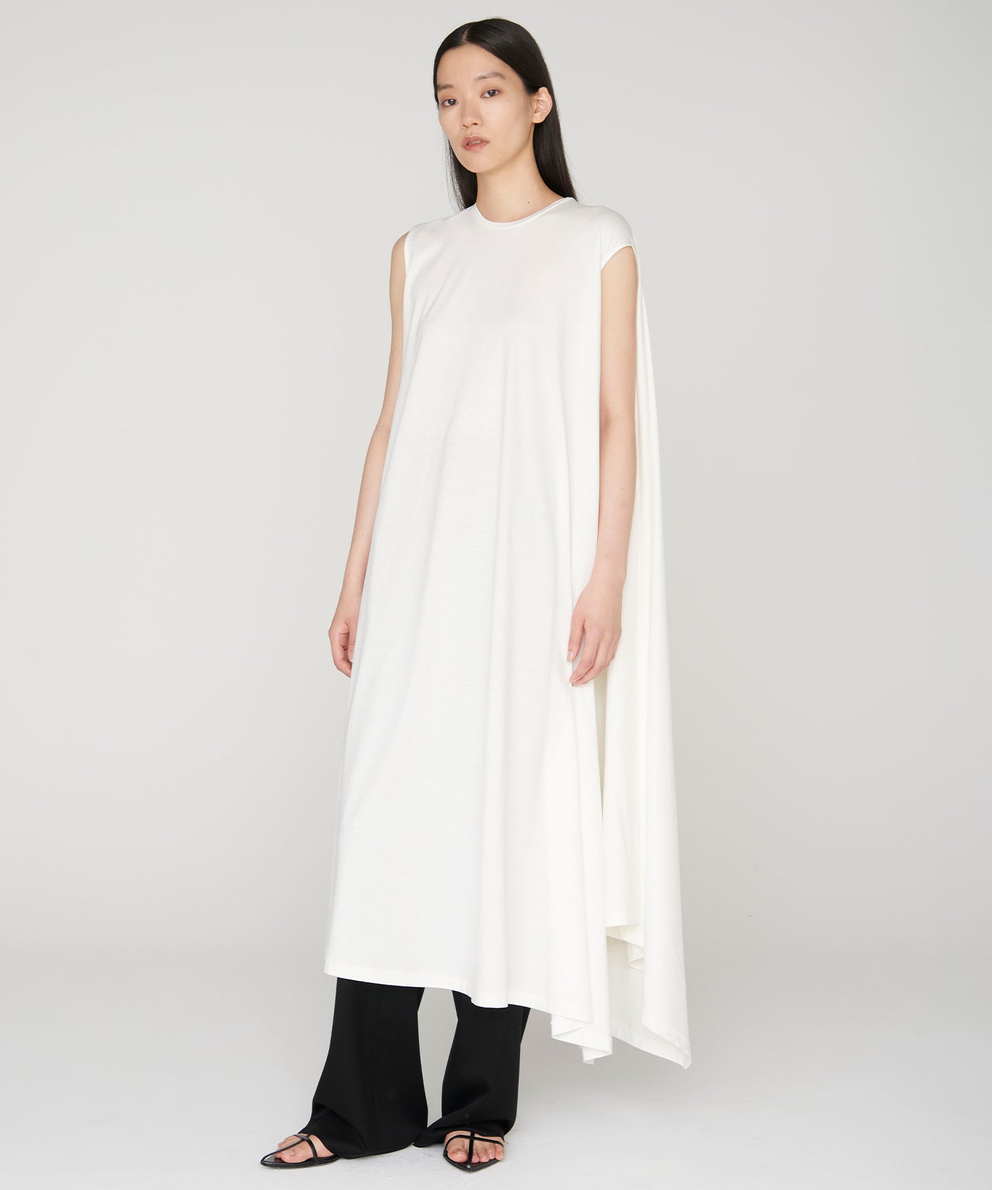 COTTON  LOTUS JERSEY / KASHIGU DRESS