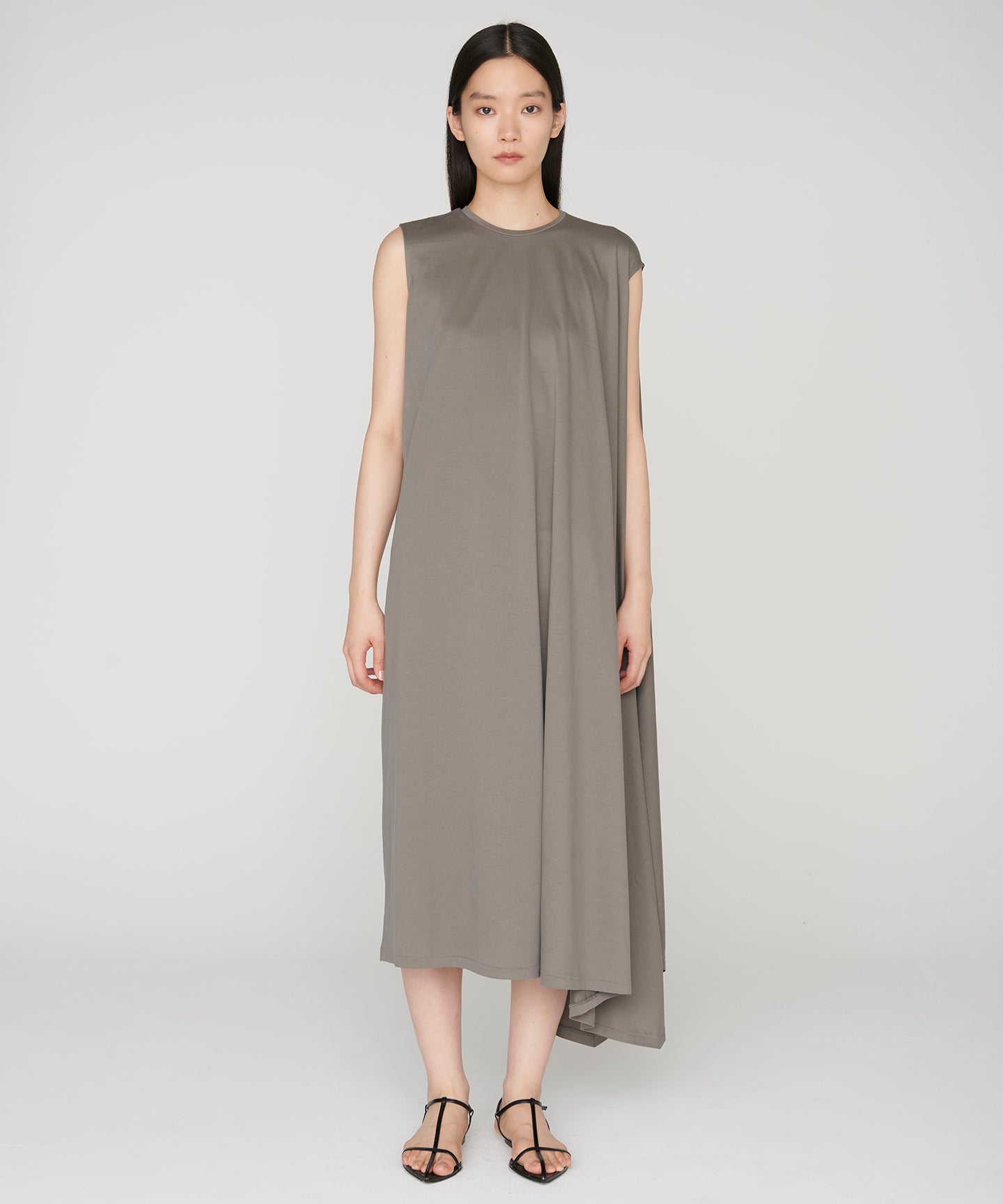 COTTON  LOTUS JERSEY / KASHIGU DRESS