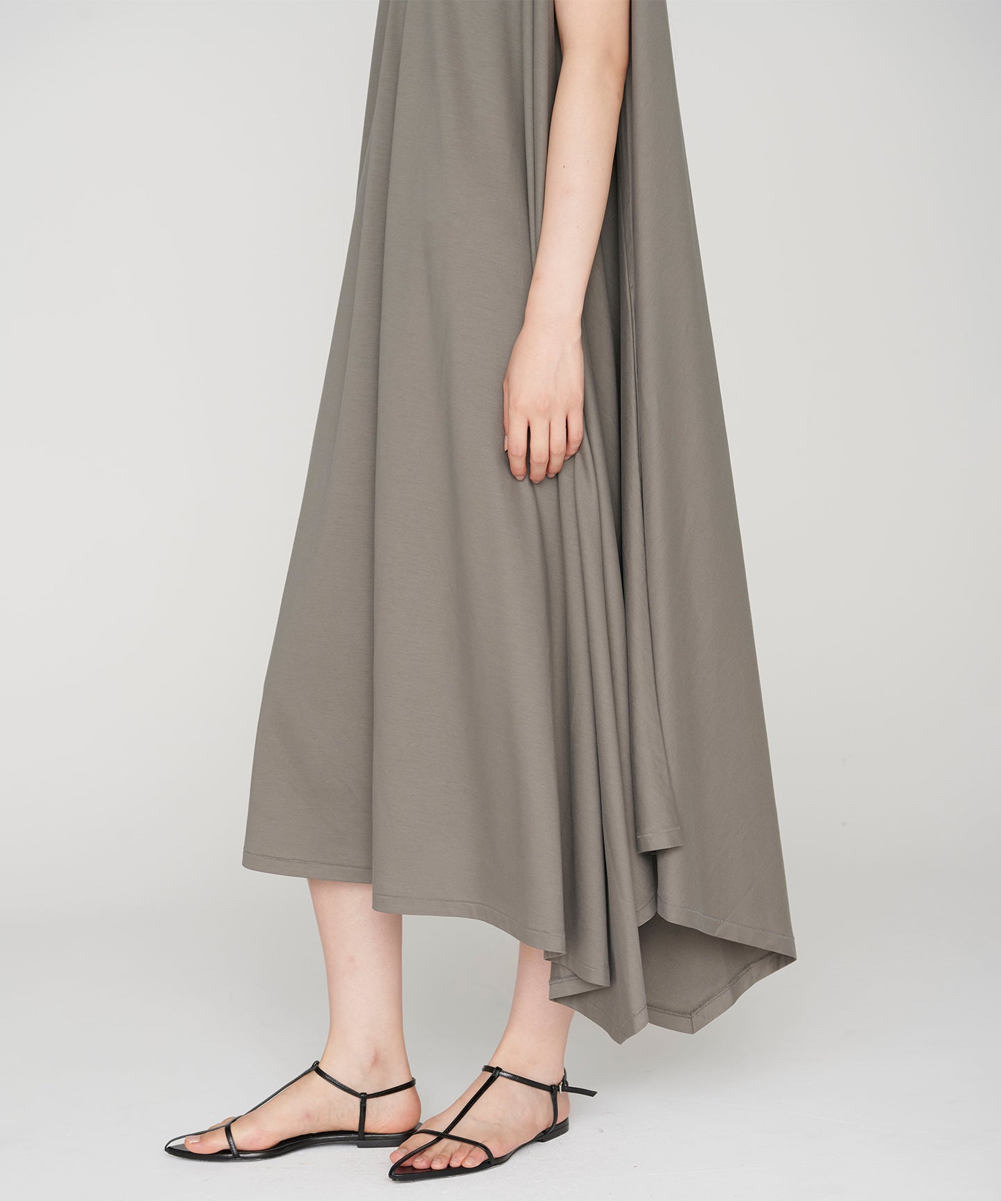 COTTON  LOTUS JERSEY / KASHIGU DRESS