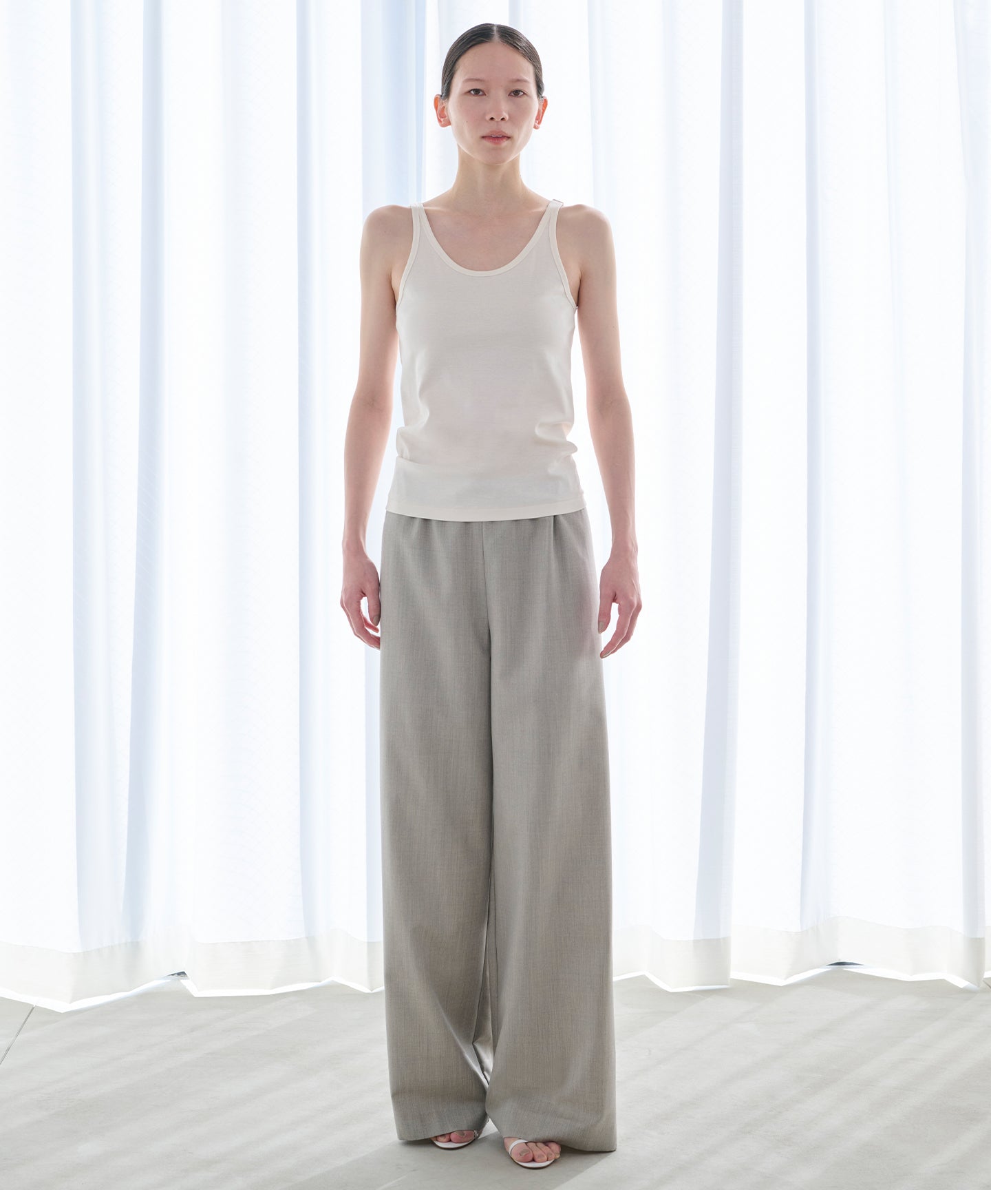 WOOL SILK TROPICAL / TSUTSUMU PANTS　【BestSeller】