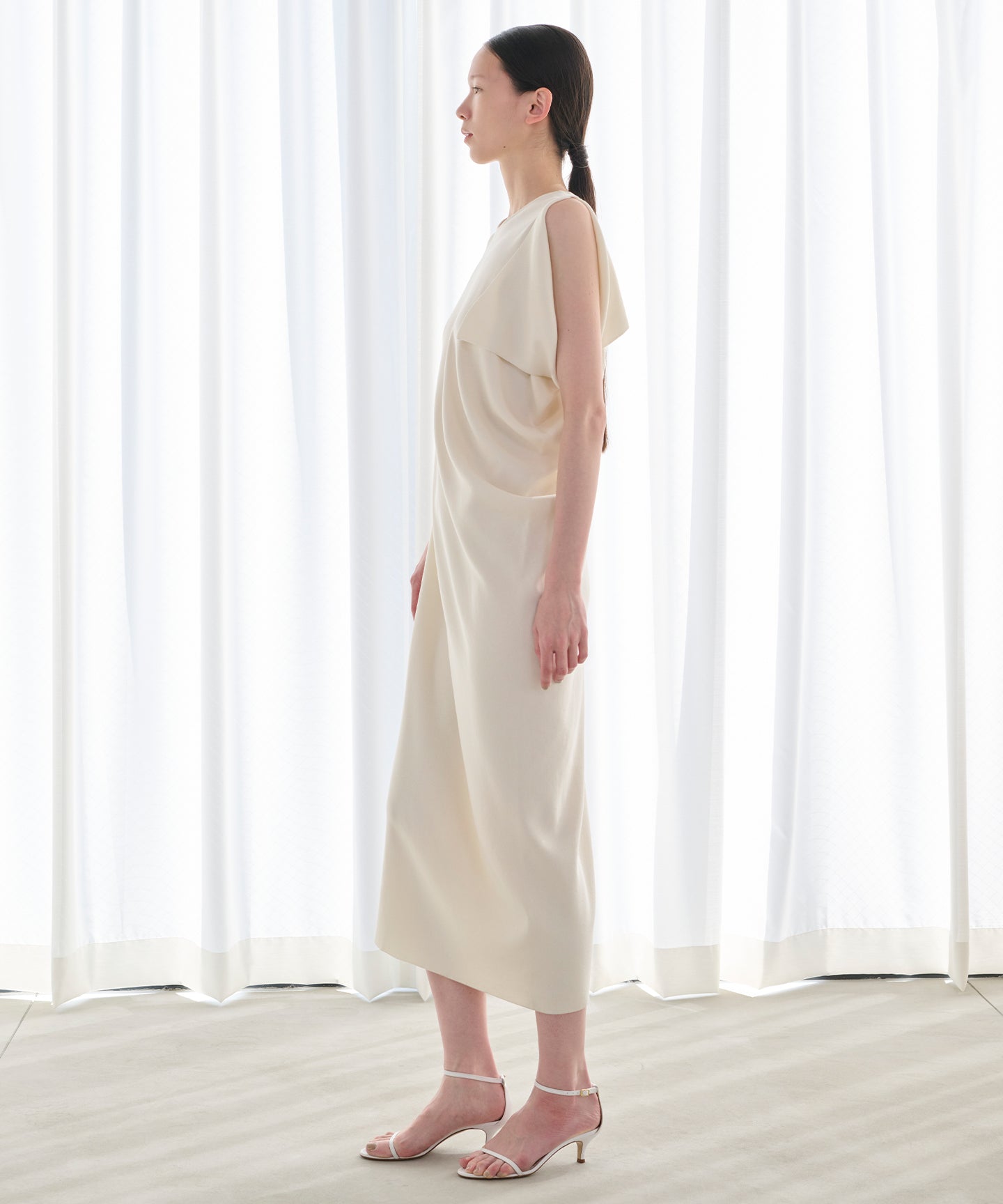 MAT SYNTHETIC / KASHIGU KNIT DRESS