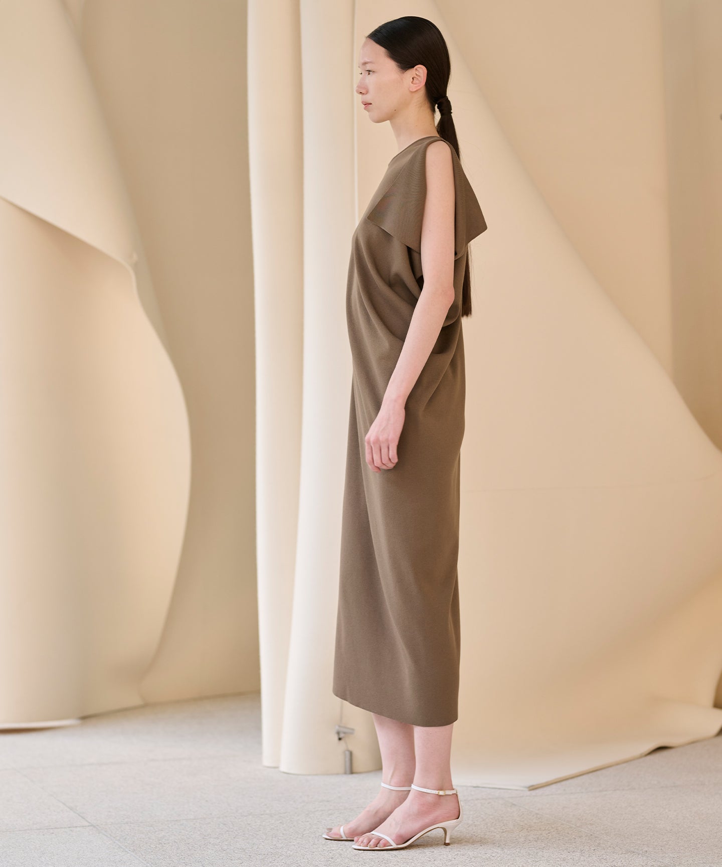 MAT SYNTHETIC / KASHIGU KNIT DRESS