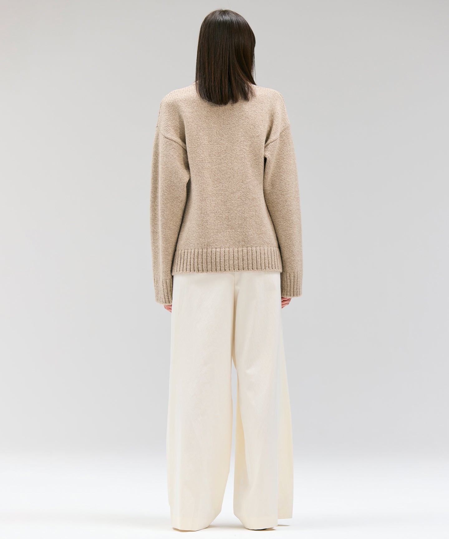 CASHMERE LOW-GAUGE KNIT / CARDIGAN