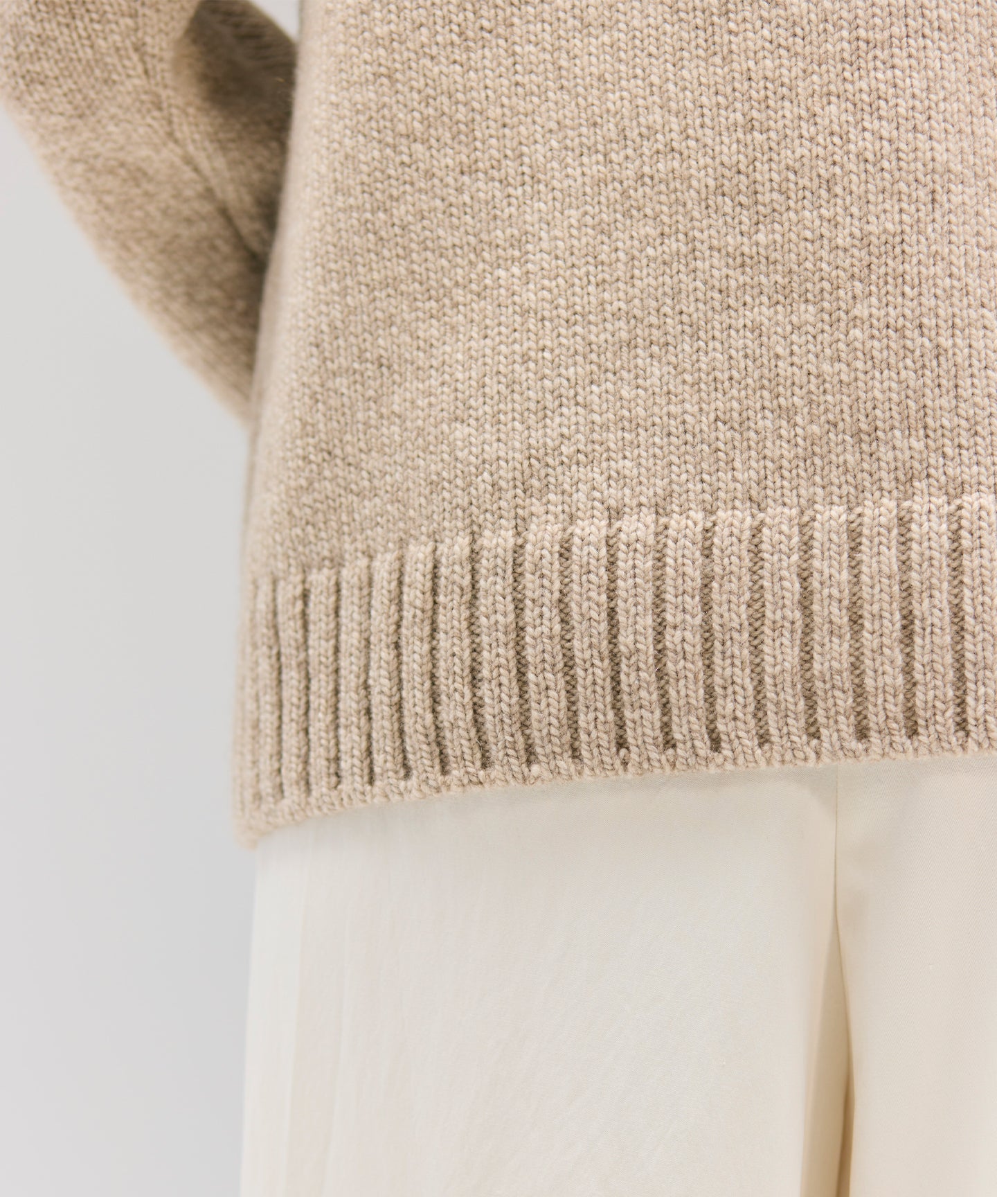 CASHMERE LOW-GAUGE KNIT / CARDIGAN
