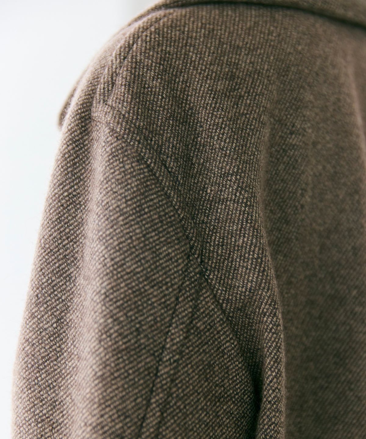 WOOL ANGOLA TWILL / GENTLE SHOULDER BLOUSON