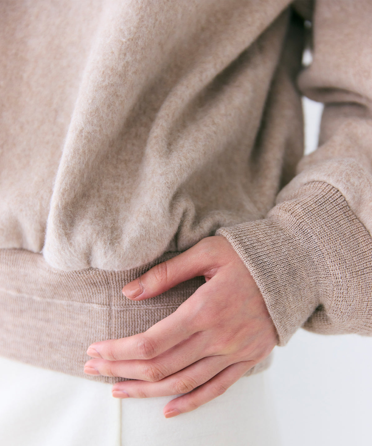 SILK COTTON FLEECE / FLEECE SWEATSHIRT