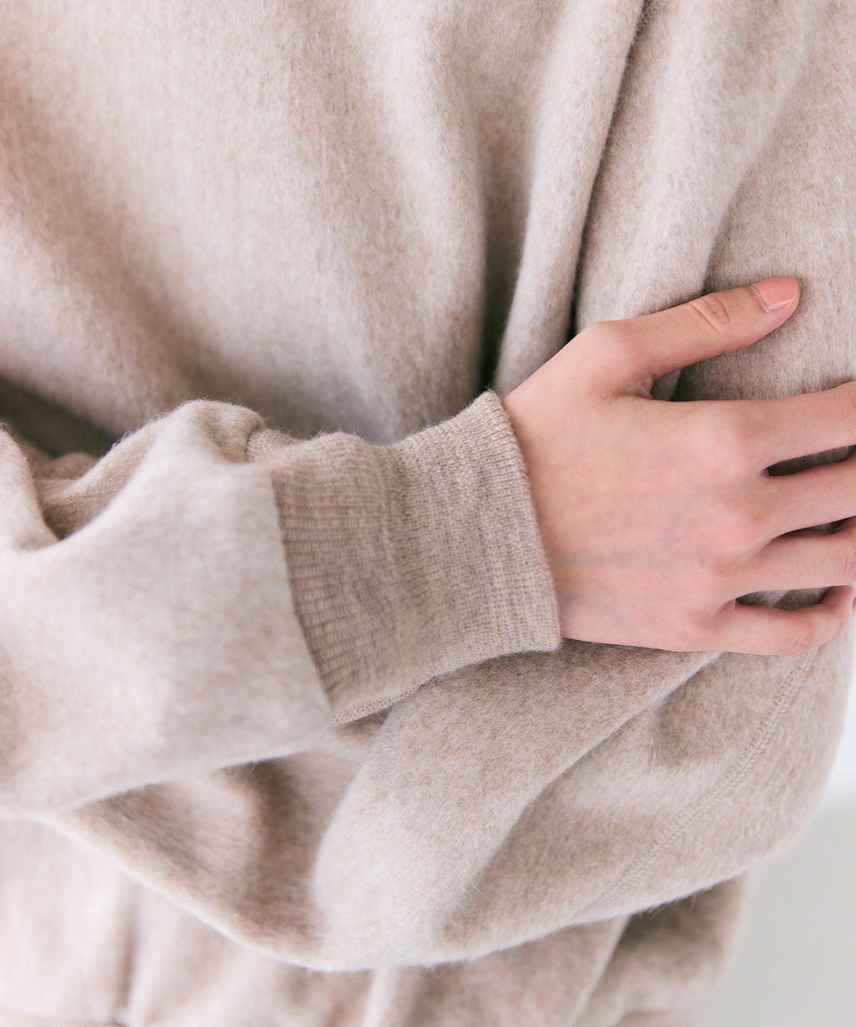 SILK COTTON FLEECE / FLEECE SWEATSHIRT