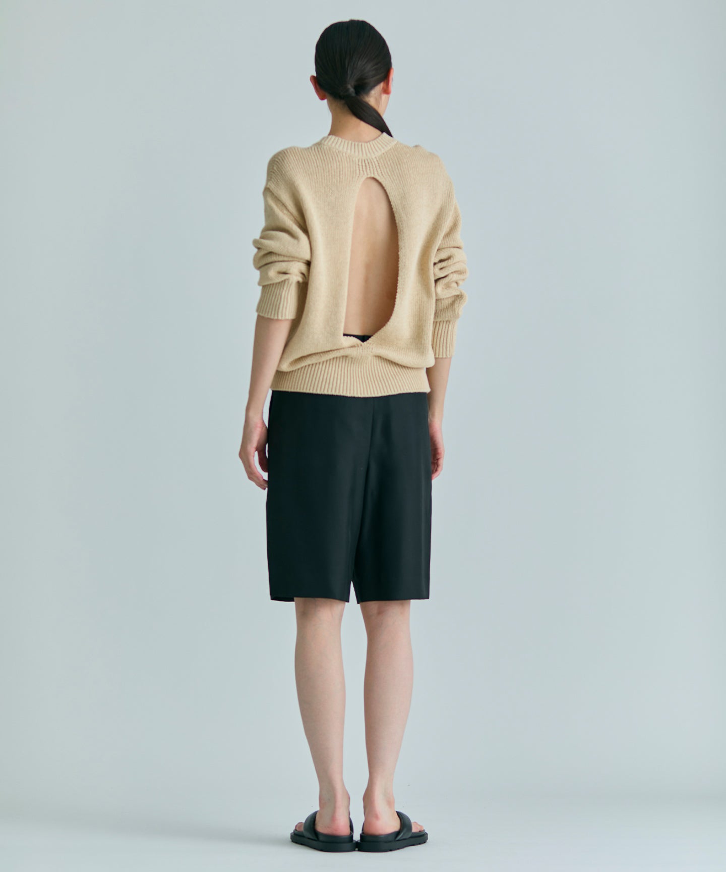 22MM SILK TWILL / SHORT PANTS ｜SCEARN/セアン