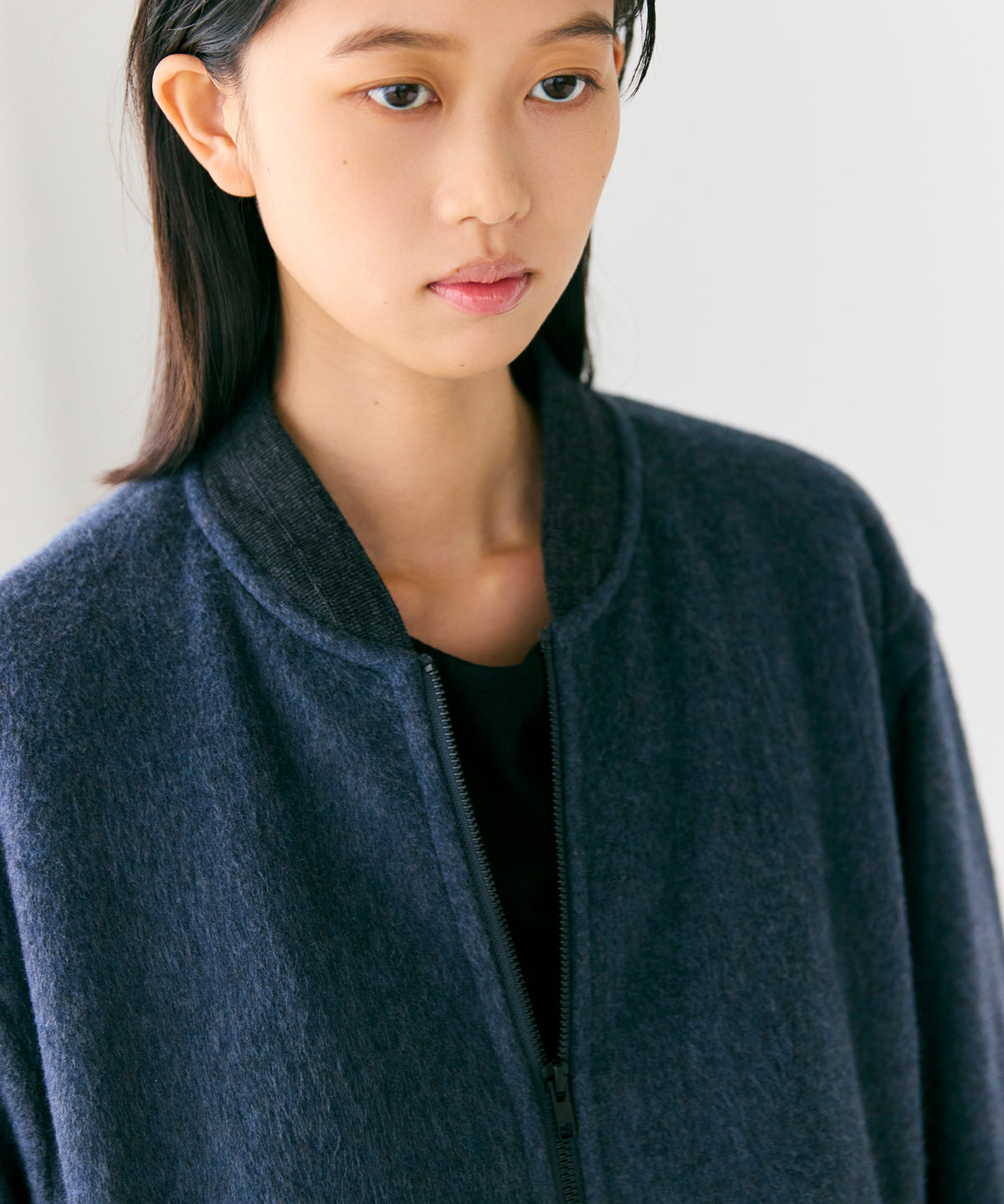 SILK COTTON FLEECE / FLEECE TRACK JUMPER