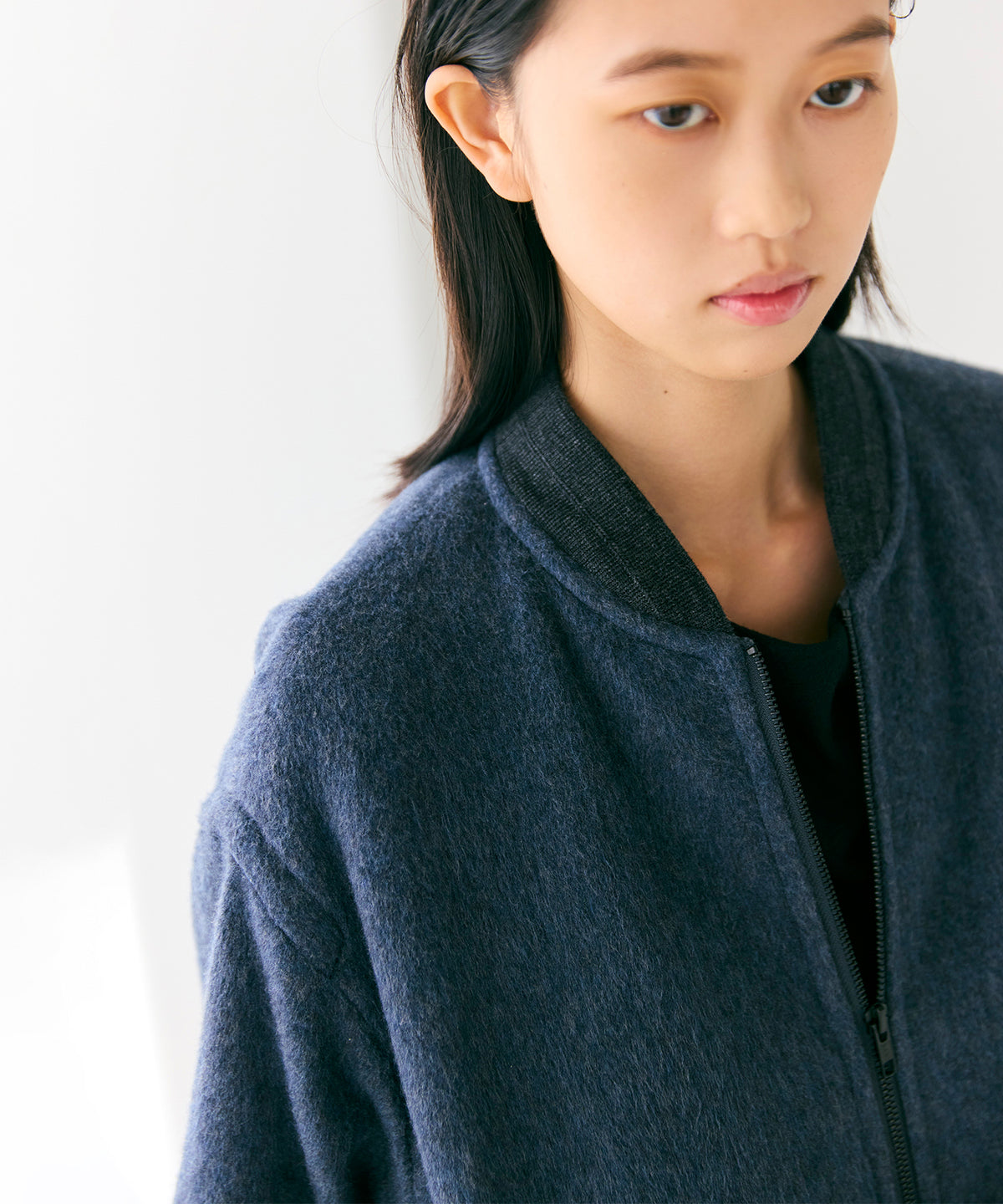 SILK COTTON FLEECE / FLEECE TRACK JUMPER