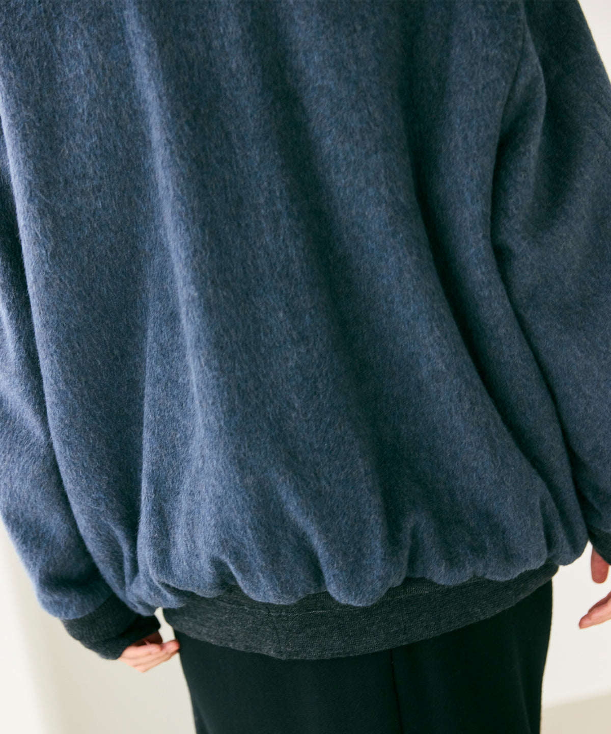 SILK COTTON FLEECE / FLEECE TRACK JUMPER