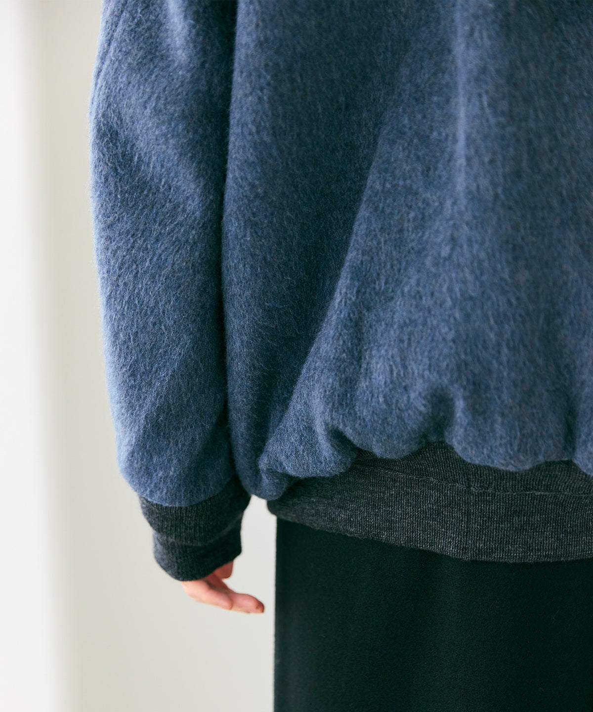 SILK COTTON FLEECE / FLEECE TRACK JUMPER