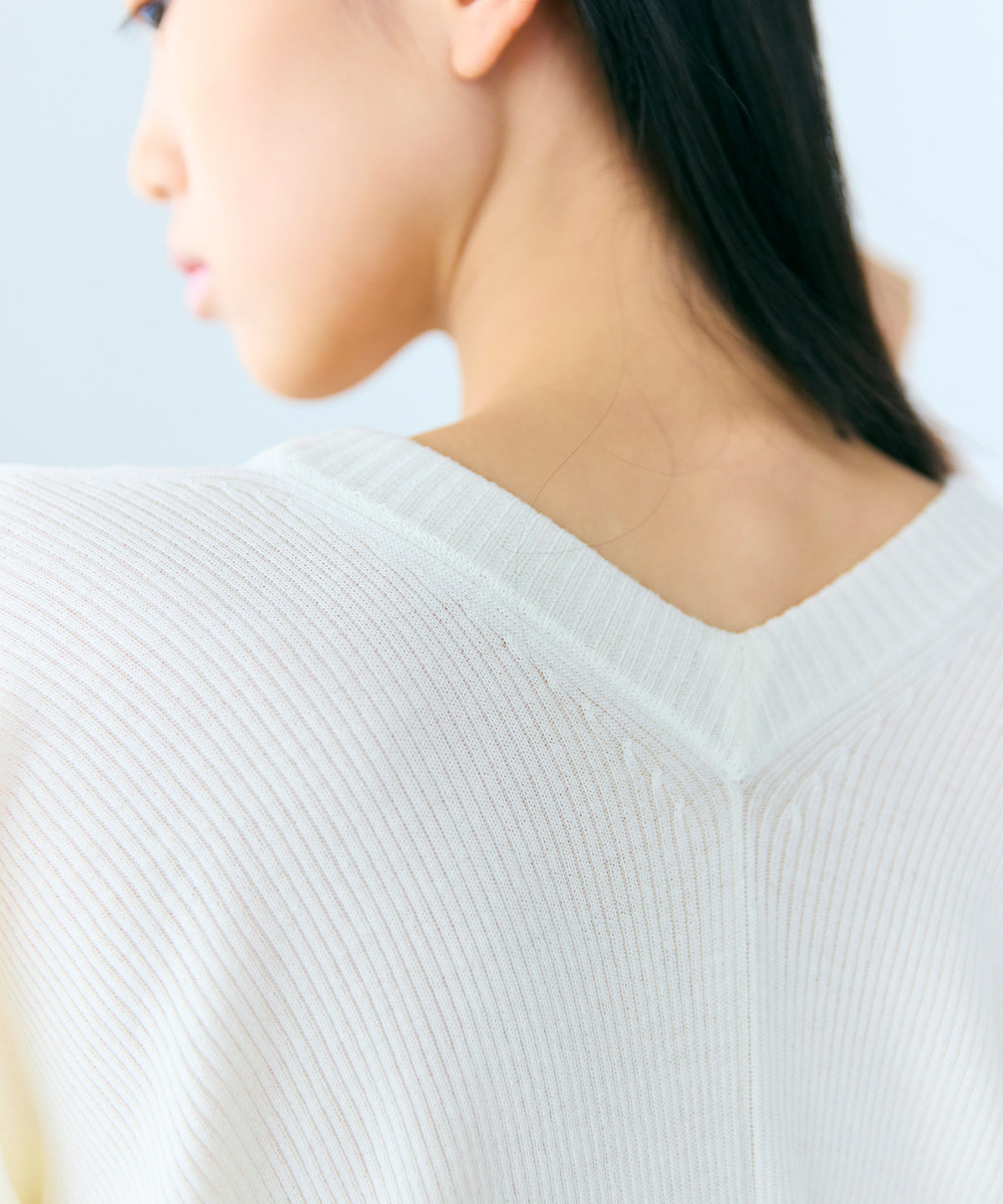 WOOL HIGH GAUGE / Y SLEEVE KNIT