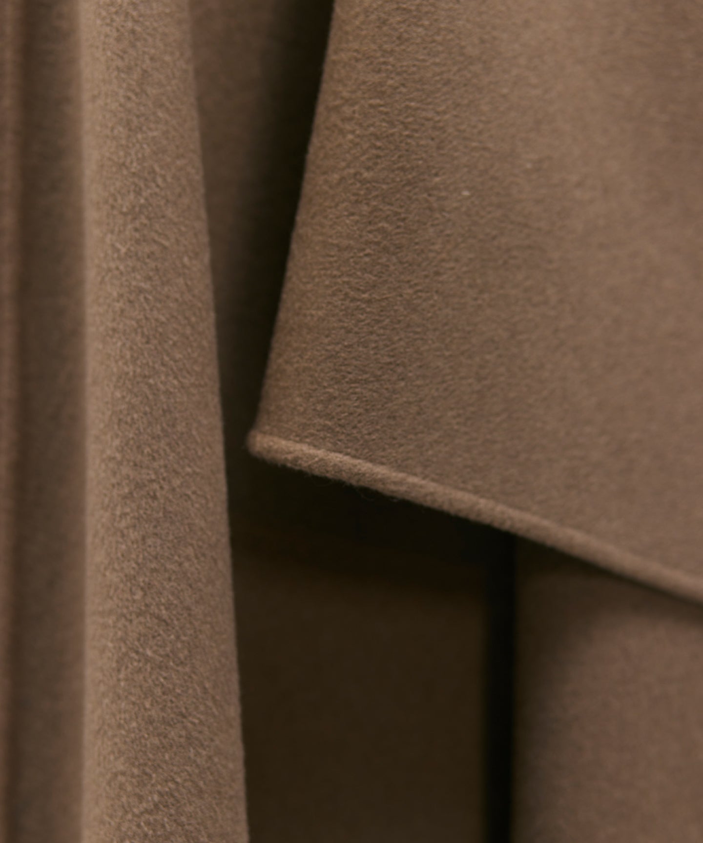 WOOL SPIBER DOUBLE FACE / CAPE