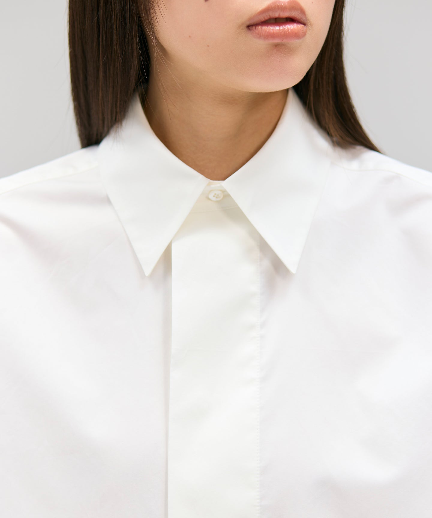 COTTON SATIN / BLOUSE