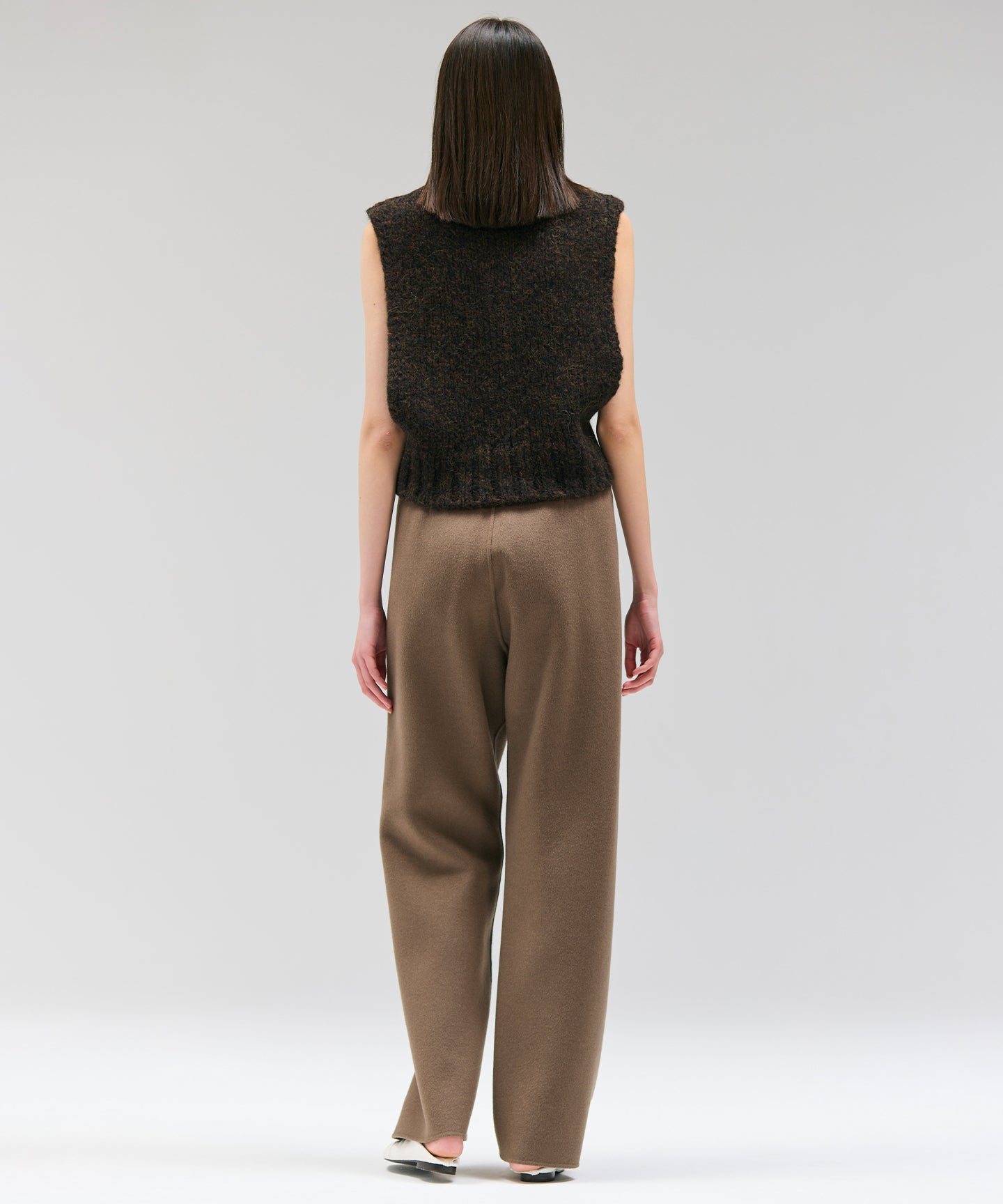 WOOL SPIBER DOUBLE FACE / PANTS