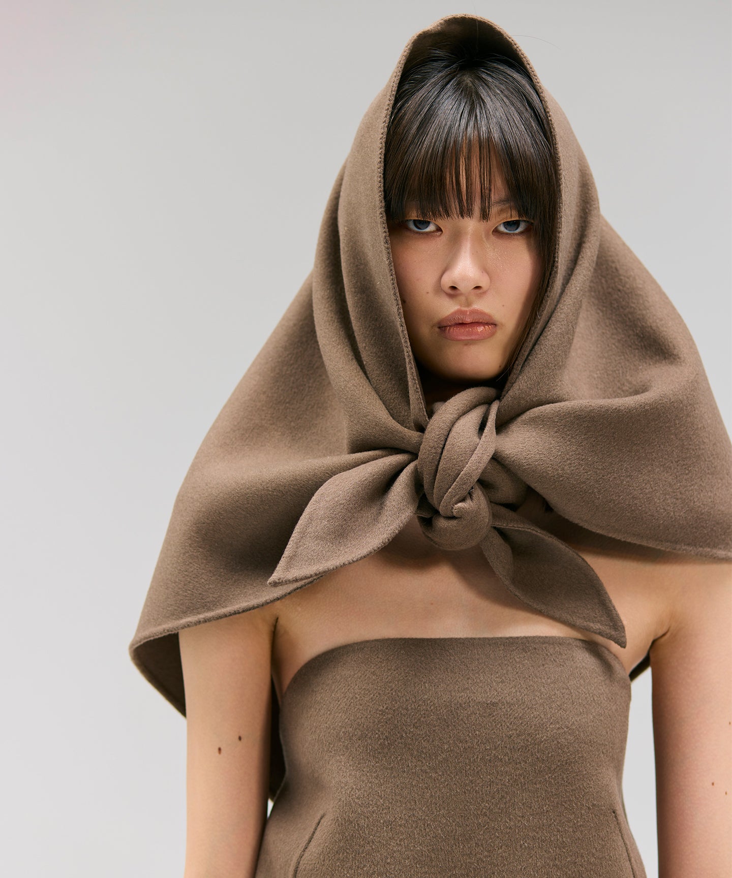 WOOL SPIBER DOUBLE FACE / STOLE