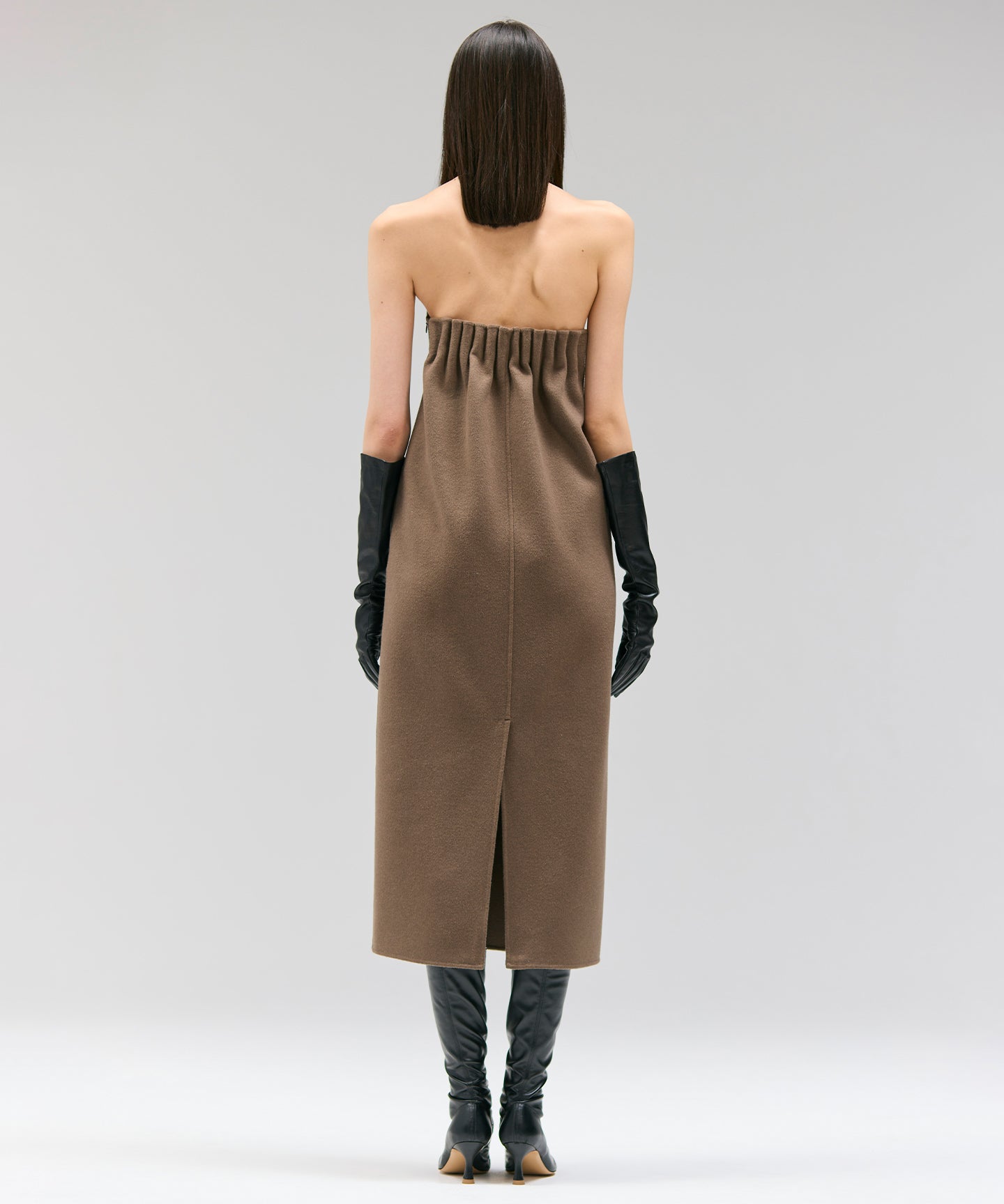 WOOL SPIBER DOUBLE FACE / DRESS