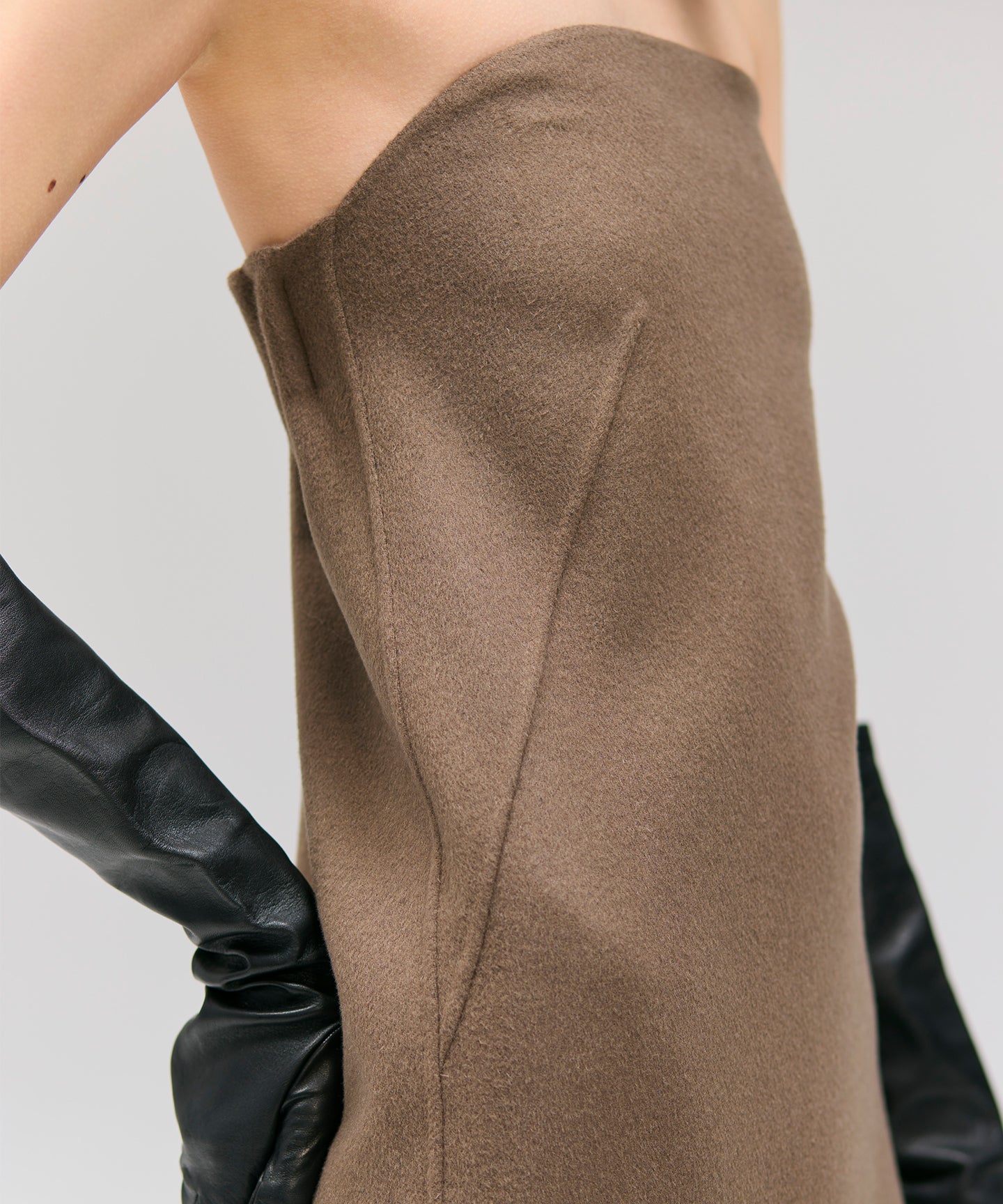 WOOL SPIBER DOUBLE FACE / DRESS