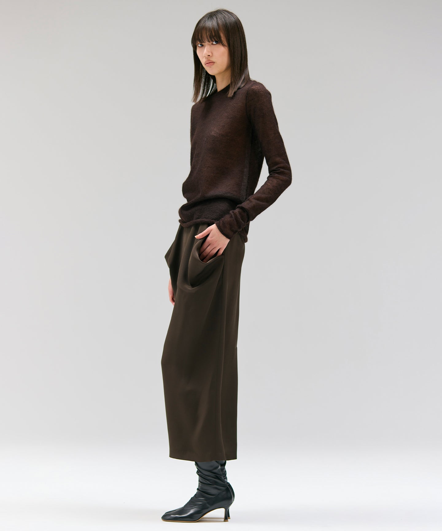 SHEER MOHAIR KNIT / KNIT