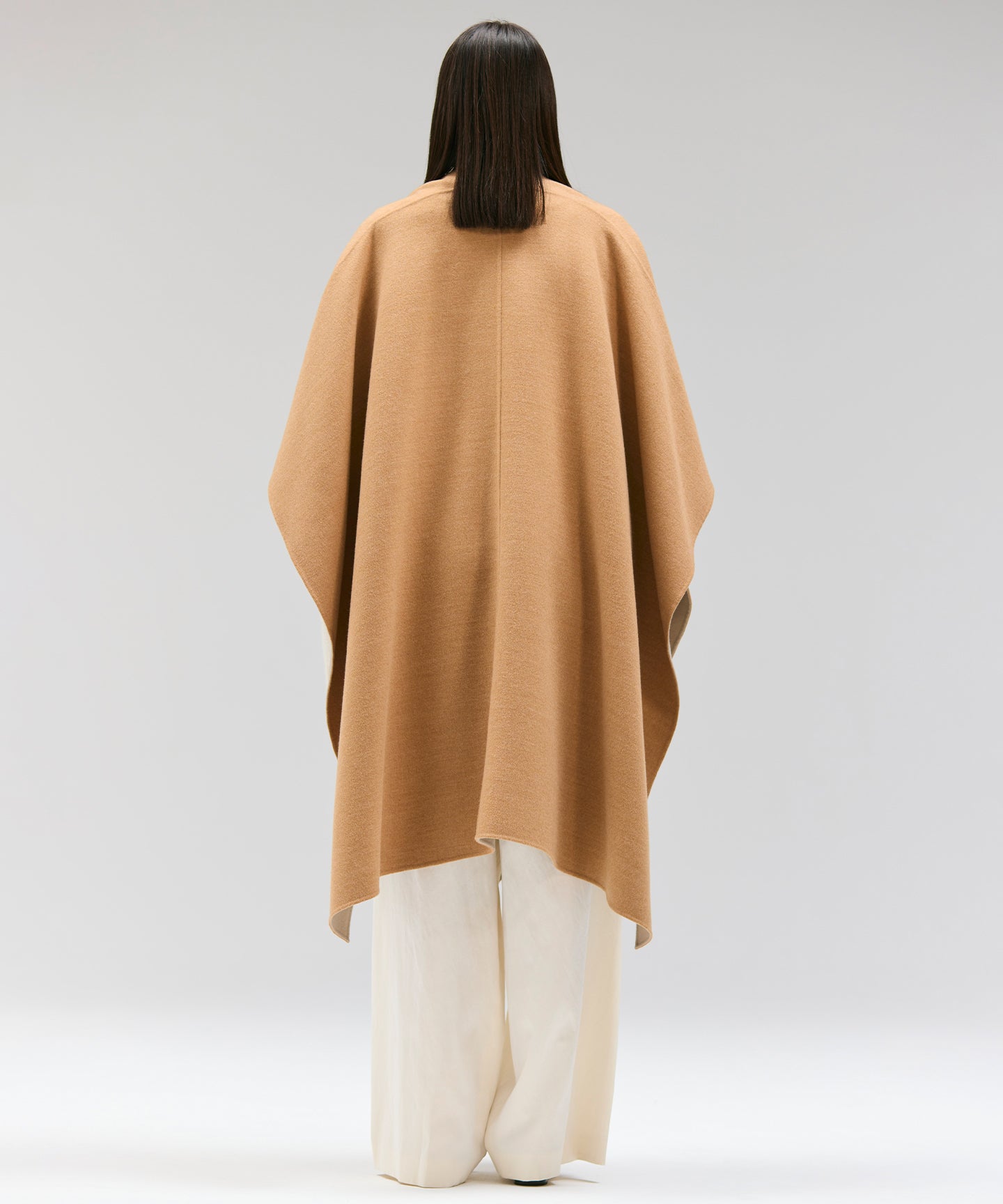 WOOL DOUBLE FACE / CAPE