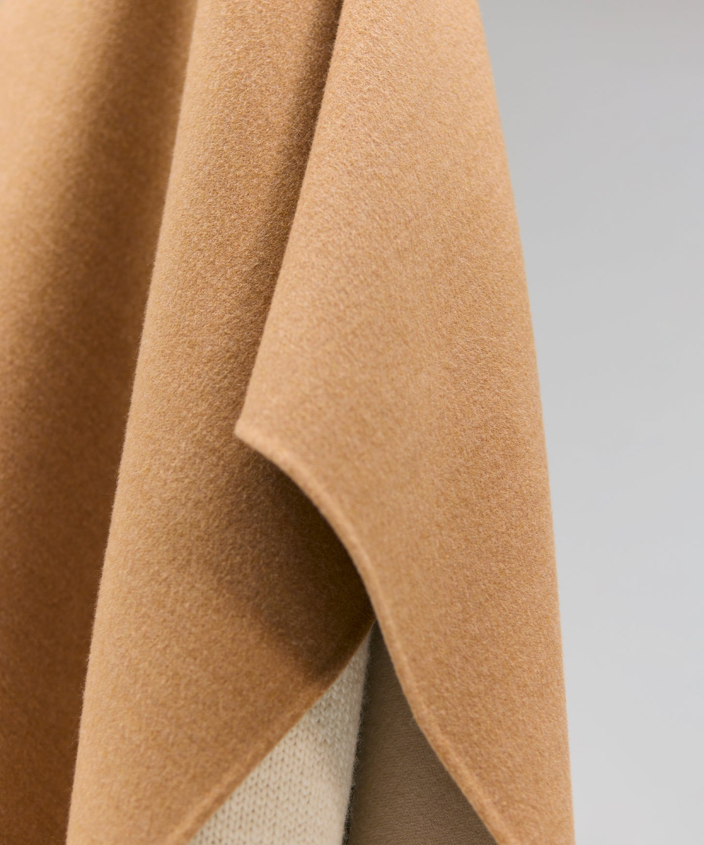 WOOL DOUBLE FACE / CAPE