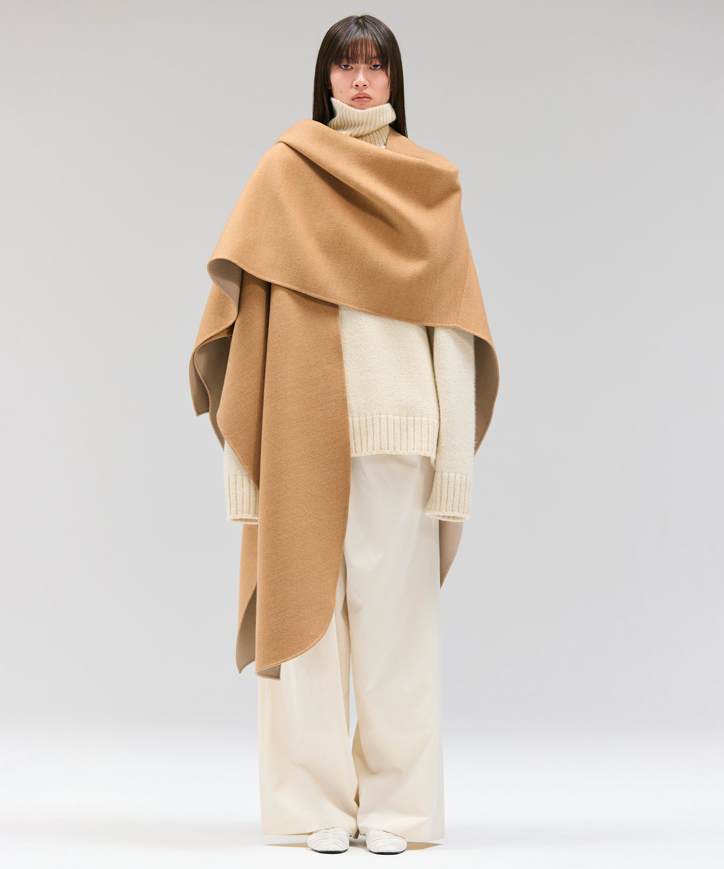 CASHMERE LOW-GAUGE KNIT / KNIT