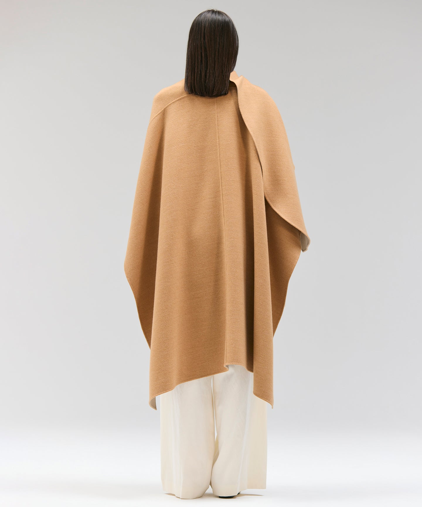 WOOL DOUBLE FACE / CAPE